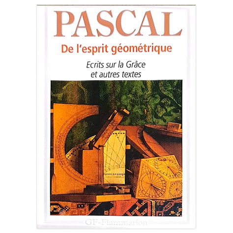 De l'esprit géométrique