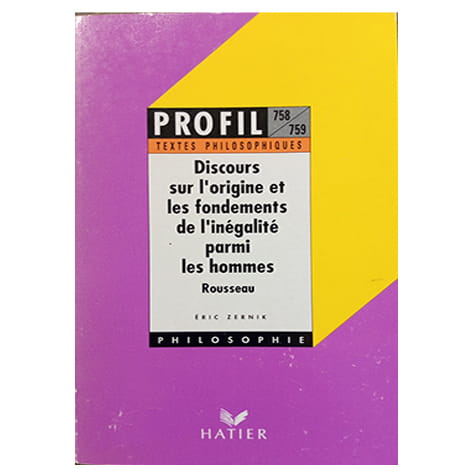 Discours sur l'origine et les fondements de l'inégalité parmi les hommes